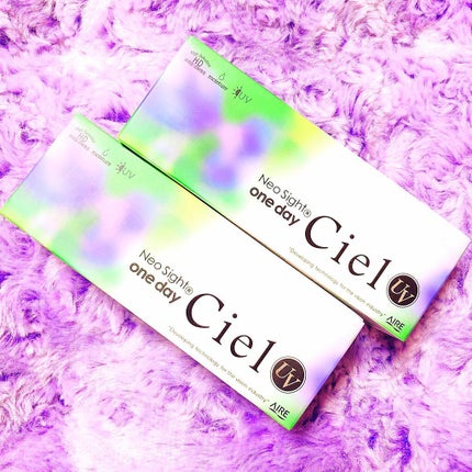 ネオサイトワンデー シエルUV/Aire/ワンデー(1DAY)カラコンを使ったクチコミ(1枚目)