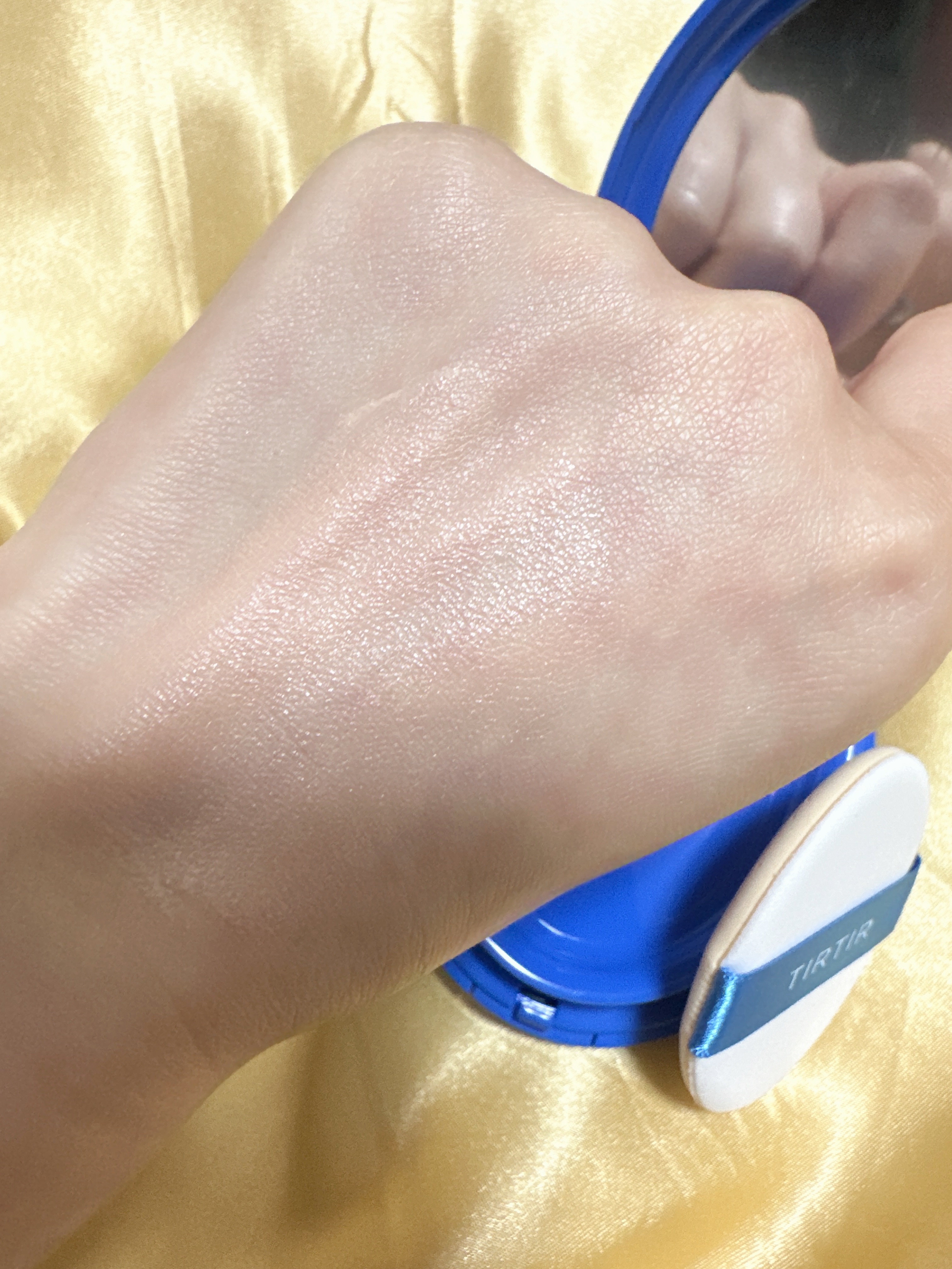 マスクフィット クール サンクッション/TIRTIR(ティルティル)/クッションファンデーションを使ったクチコミ（3枚目）