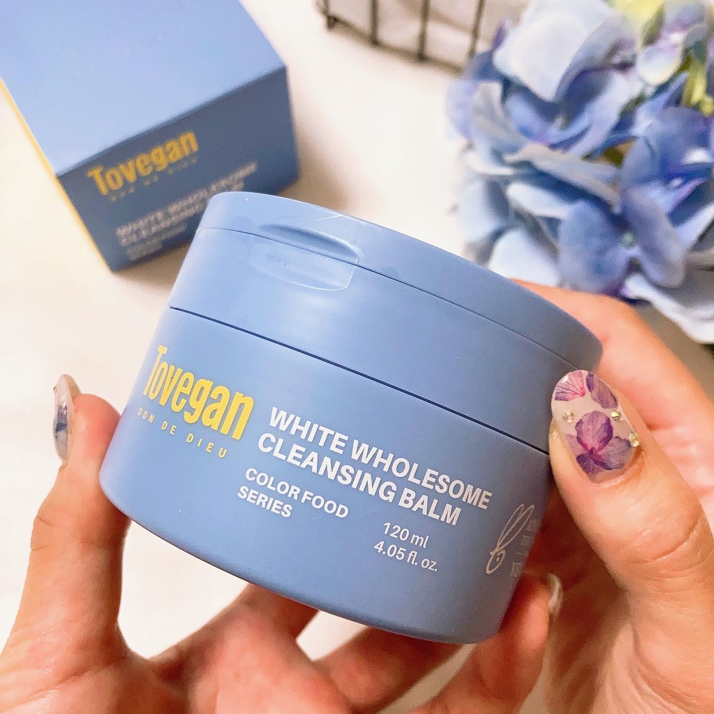 カラーフードシリーズホワイトホールサムクレンジングバーム/Tovegan/クレンジングバームを使ったクチコミ（1枚目）