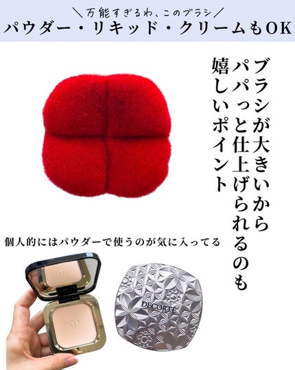 HANATSUBAKI HAKE ポリッシング フェイスブラシ/SHISEIDO/メイクブラシを使ったクチコミ(7枚目)