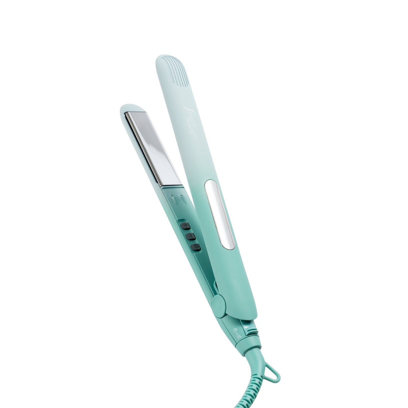 ミラーダブルイオンストレートヘアアイロン ペールグリーン(24mm)