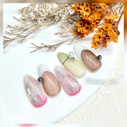 バブルシリーズ/mon petit lapin/ジェルネイルを使ったクチコミ(5枚目)