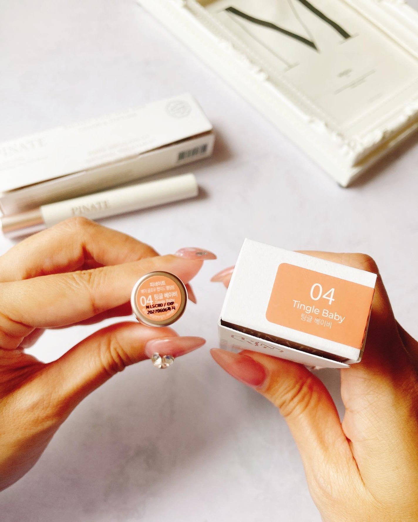 ベアグローペプチドメルティングバーム/PINATE/リップグロスを使ったクチコミ(6枚目)