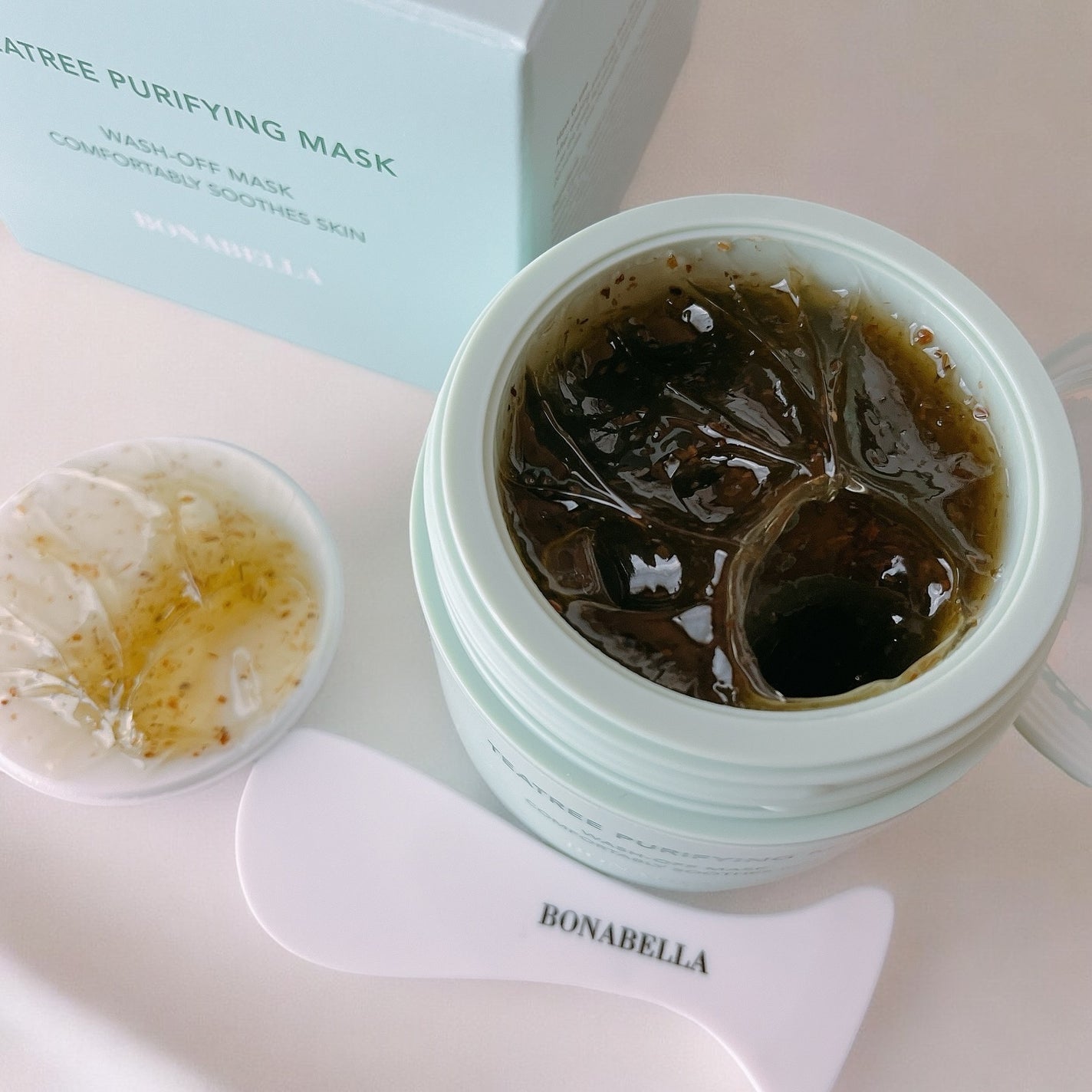 ティーツリーピュリファイングマスク/BONABELLA/洗い流すパック・マスクを使ったクチコミ(3枚目)