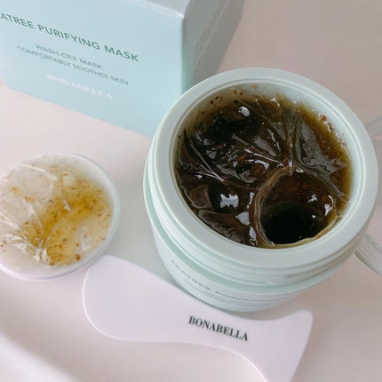 ティーツリーピュリファイングマスク/BONABELLA/洗い流すパック・マスクを使ったクチコミ(3枚目)