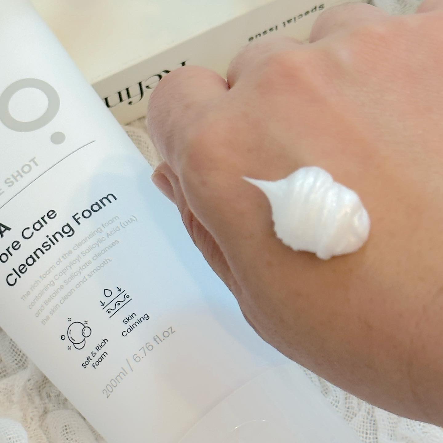 ダブルショットLHA毛穴ケアクレンジングフォーム /LUOKI/クレンジングクリームを使ったクチコミ（2枚目）