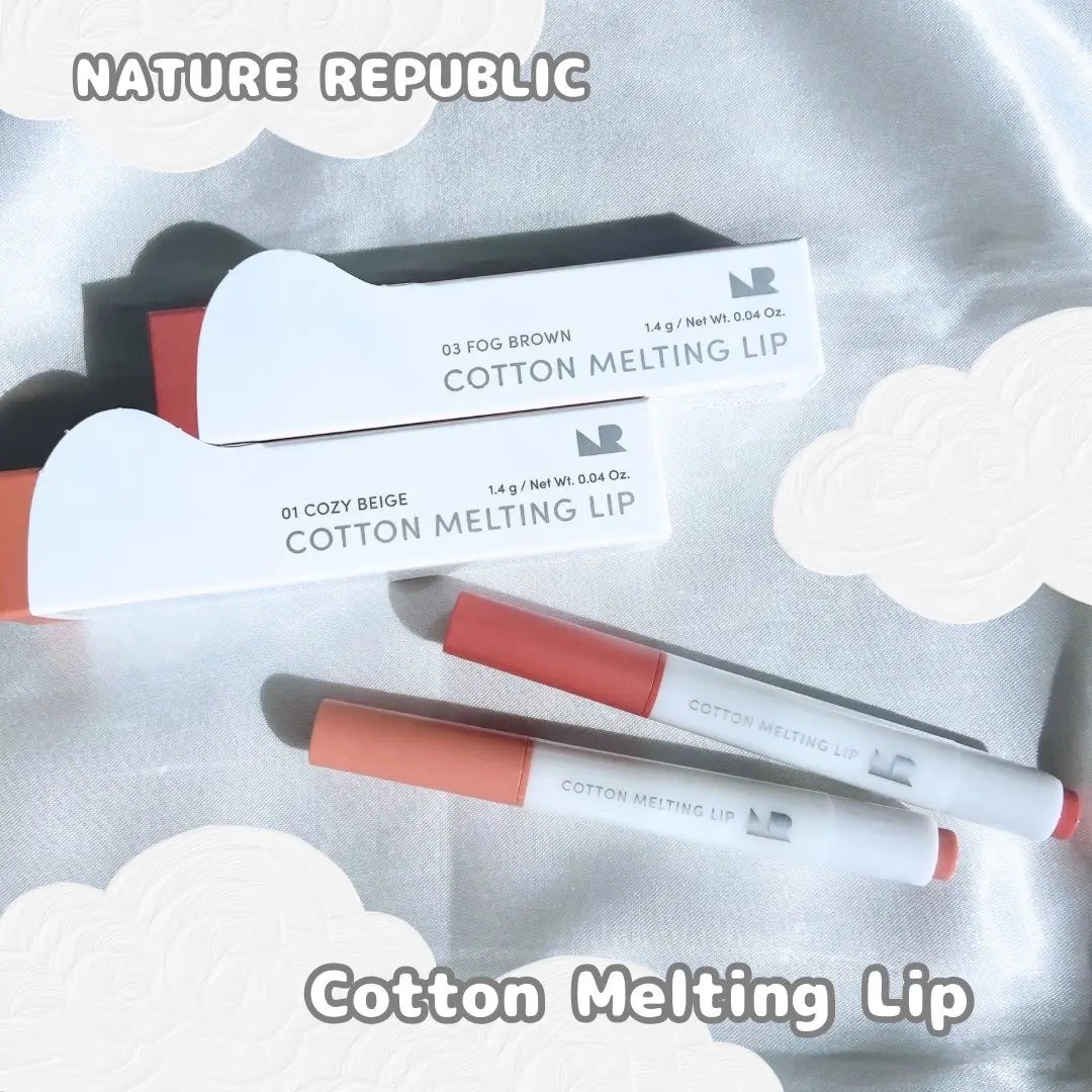 コットンメルティングリップ/ネイチャーリパブリック/口紅を使ったクチコミ(1枚目)
