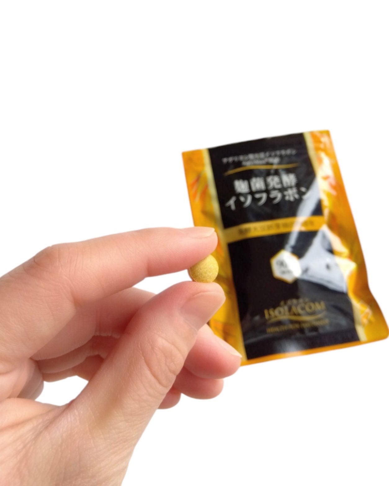 麹菌発酵イソフラボン 葉酸/ISOLACOM/健康サプリメントを使ったクチコミ(4枚目)