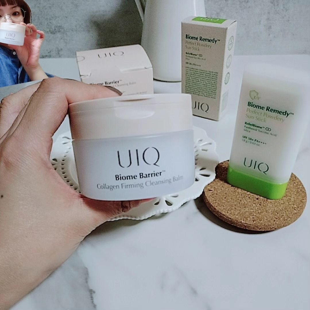 バイオームバリアコラーゲンファーミングクレンジングバーム/UIQ/クレンジングバームを使ったクチコミ（2枚目）
