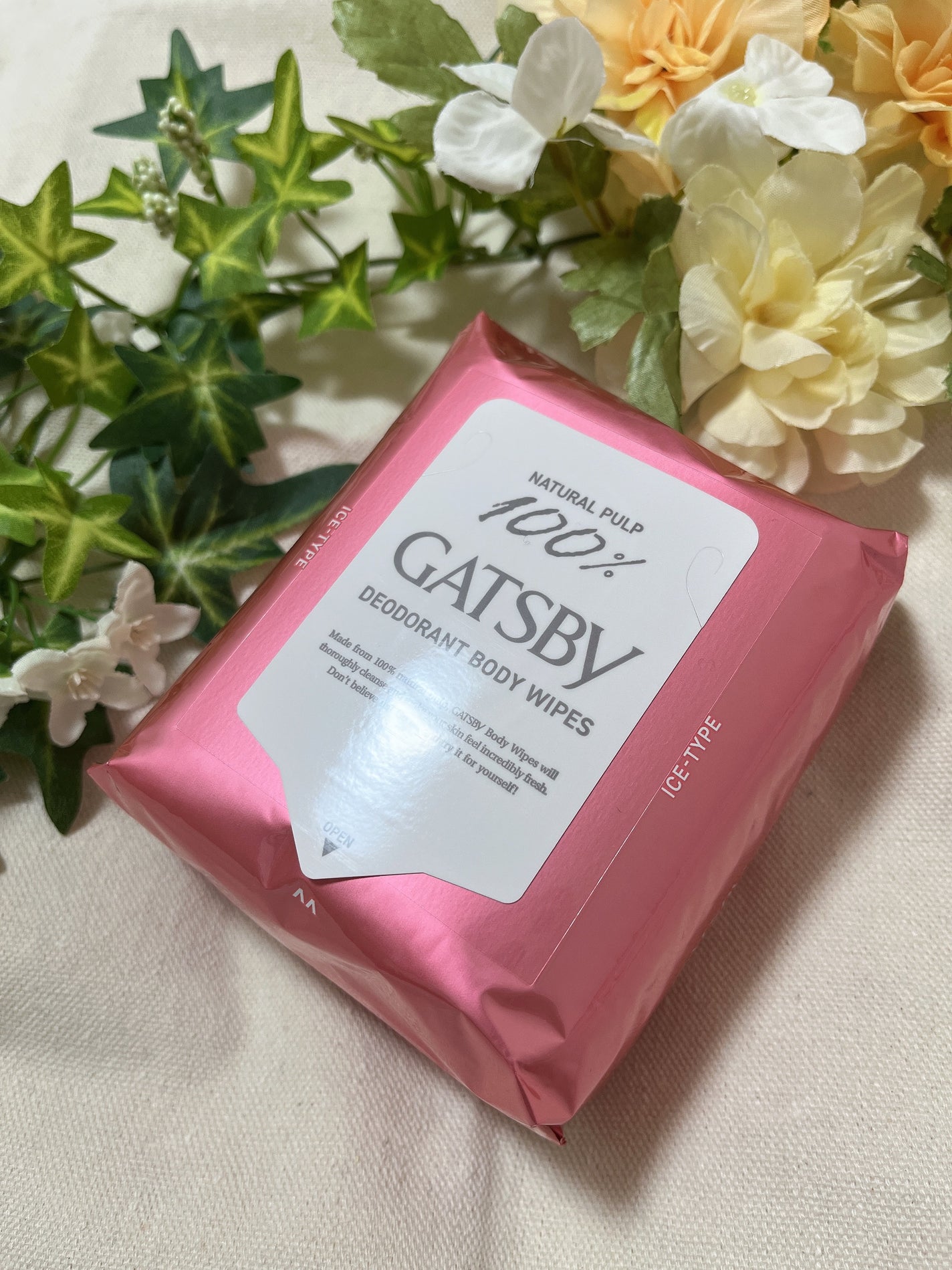 アイスデオドラント ボディペーパー フリーズピーチ <徳用タイプ> (医薬部外品)/ギャツビー/ボディシートを使ったクチコミ(3枚目)