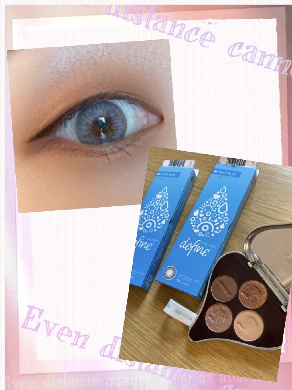 ワンデーアキュビュー®ディファイン®モイスト®　<フレッシュシリーズ>/アキュビュー® ディファイン®/ワンデー（１DAY）カラコンを使ったクチコミ（1枚目）