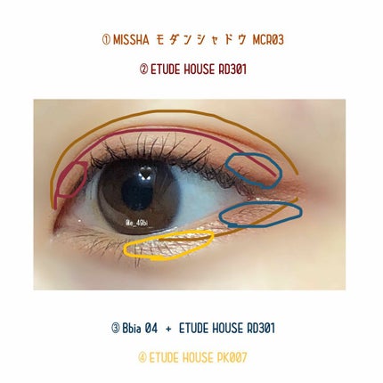 ルックアット マイアイズ/ETUDE/単色アイシャドウを使ったクチコミ(3枚目)