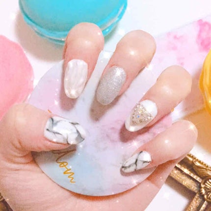 ジェルネイル(ライト対応)/セリア/ジェルネイルを使ったクチコミ(1枚目)