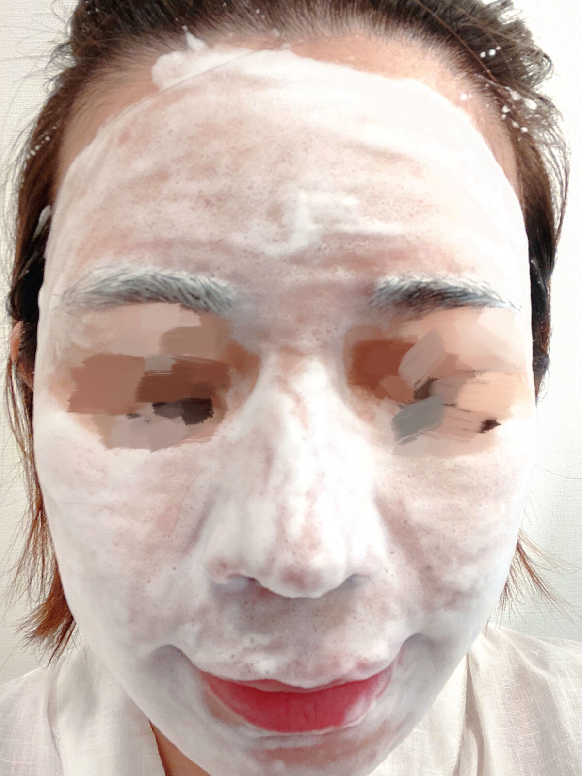 洗顔だけじゃない＋パックもできる洗顔料 ホワイトプレミアム/ONE STONE TWO BIRDS/その他洗顔料を使ったクチコミ（2枚目）