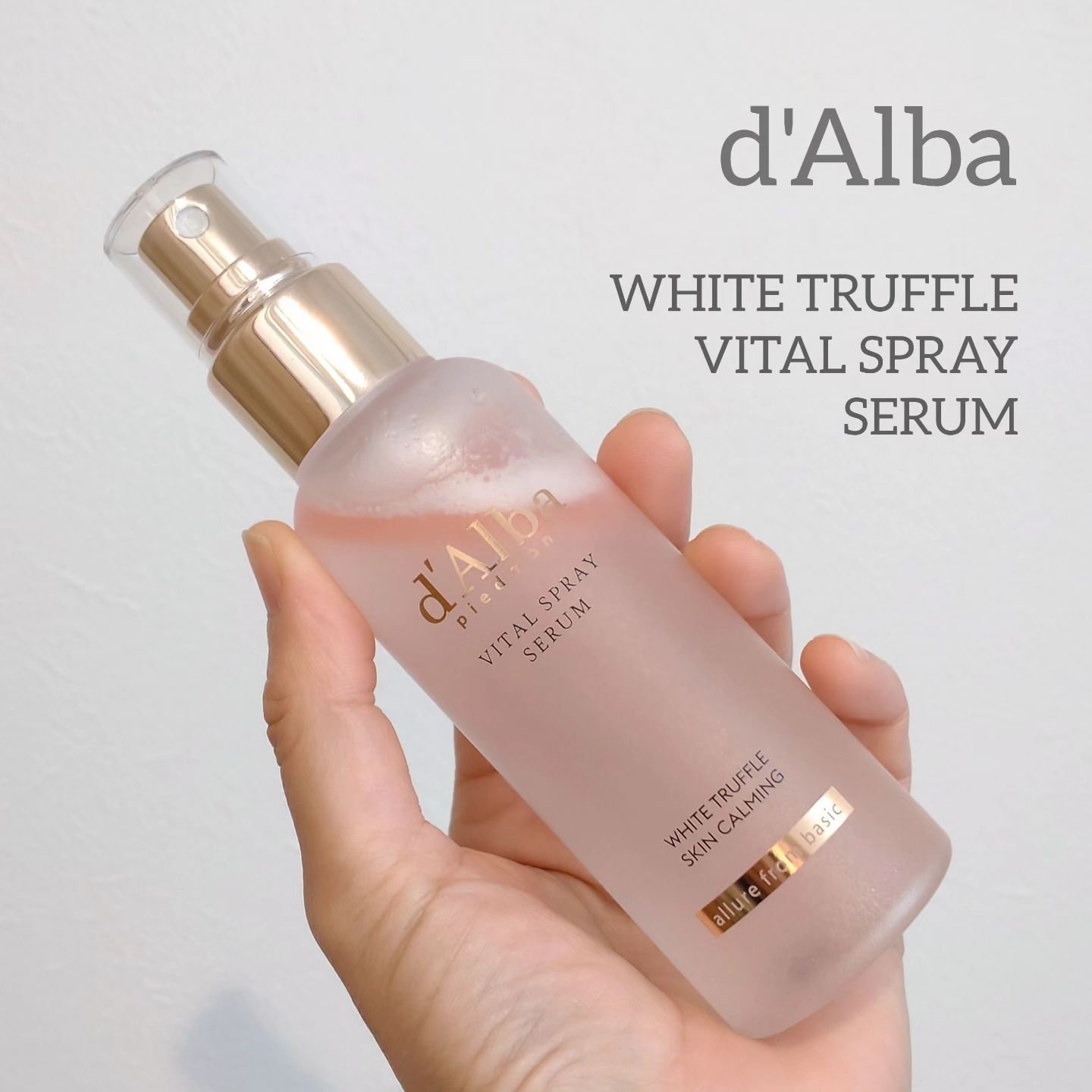 ダルバ ホワイトトリュフバイタルスプレーセラム/ダルバ/ミスト状化粧水を使ったクチコミ（1枚目）