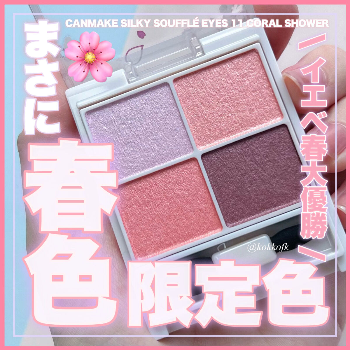 シルキースフレアイズ/キャンメイク/アイシャドウパレットを使ったクチコミ（1枚目）