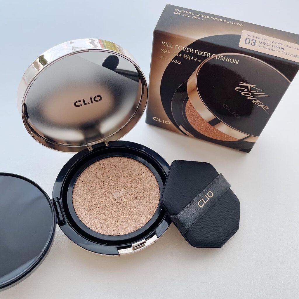 キル カバー フィクサー クッション/CLIO/クッションファンデーションを使ったクチコミ(2枚目)