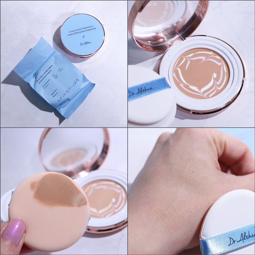 ダブル セラム バーム ファンデーション/Dr.Althea/クリーム・エマルジョンファンデーションを使ったクチコミ(1枚目)