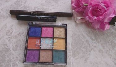 UR GLAM　BLOOMING EYE COLOR PALETTE/U R GLAM/アイシャドウパレットを使ったクチコミ（3枚目）