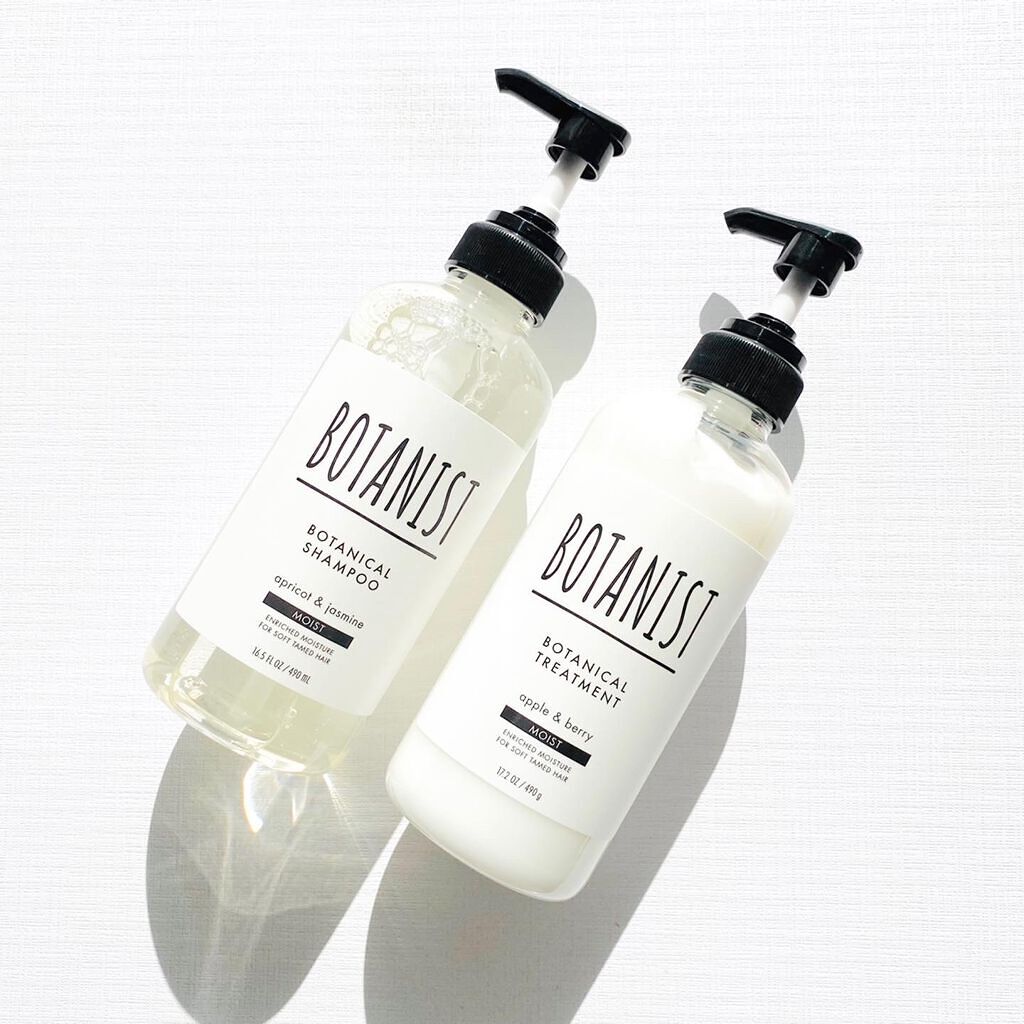 ボタニカルシャンプー／トリートメント(モイスト) /BOTANIST/シャンプー・コンディショナーを使ったクチコミ（1枚目）