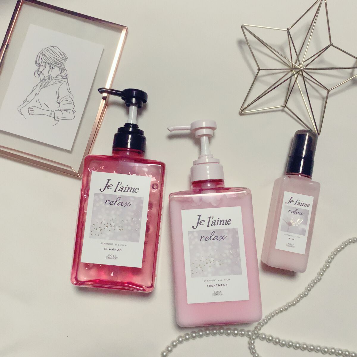 リラックス オーバーナイトケア ミルク/Je l'aime/ヘアミルクを使ったクチコミ（1枚目）