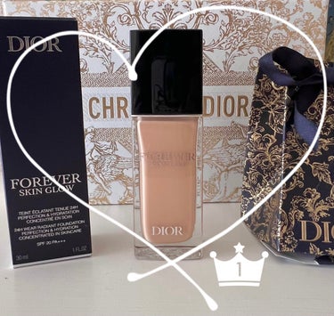 ディオールスキン フォーエヴァー フルイド グロウ/Dior/リキッドファンデーションを使ったクチコミ（1枚目）