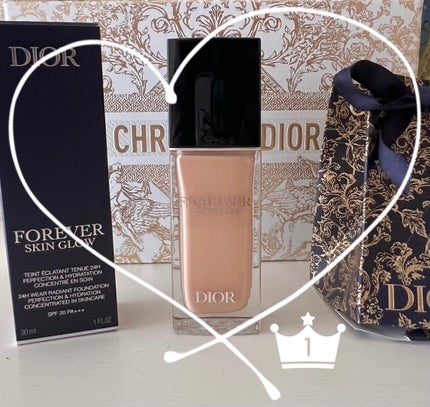 ディオールスキン フォーエヴァー フルイド グロウ/Dior/リキッドファンデーションを使ったクチコミ(1枚目)