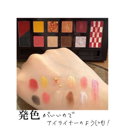 アリスドリームランドシリーズ 12色アイシャドウパレット(ZEESEA×大英博物館)/ZEESEA/アイシャドウパレットを使ったクチコミ(2枚目)