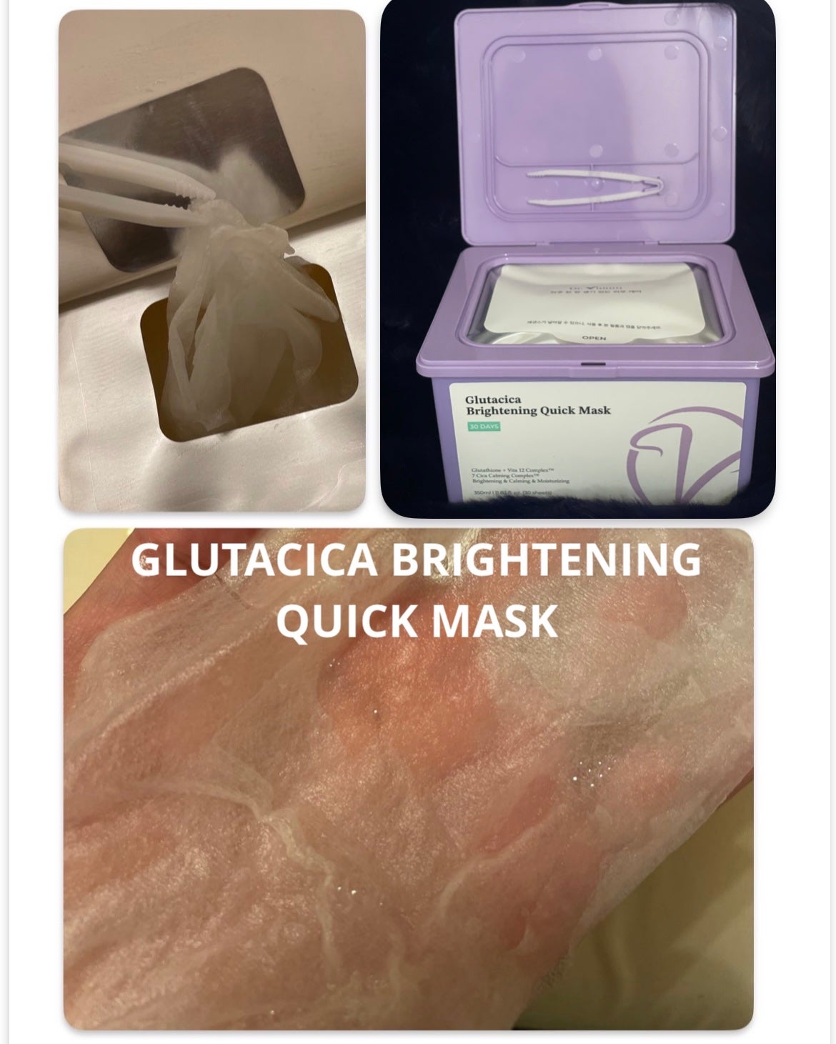 グルタシカ ブライトニングクイックマスク/Dr.Viuum/シートマスク・パックを使ったクチコミ(2枚目)