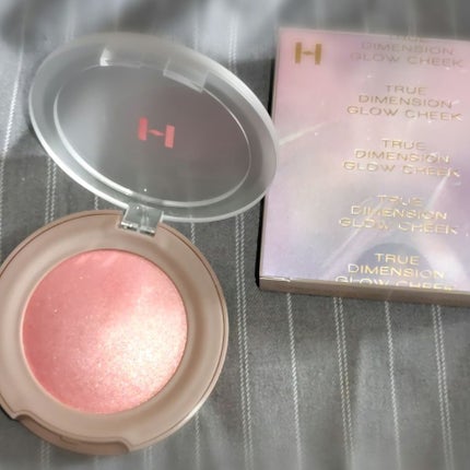トゥルーディメンショングロウチーク/hince/パウダーチークを使ったクチコミ(2枚目)
