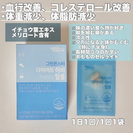 カロバーニング/グリーンモンスター/健康サプリメントを使ったクチコミ(3枚目)