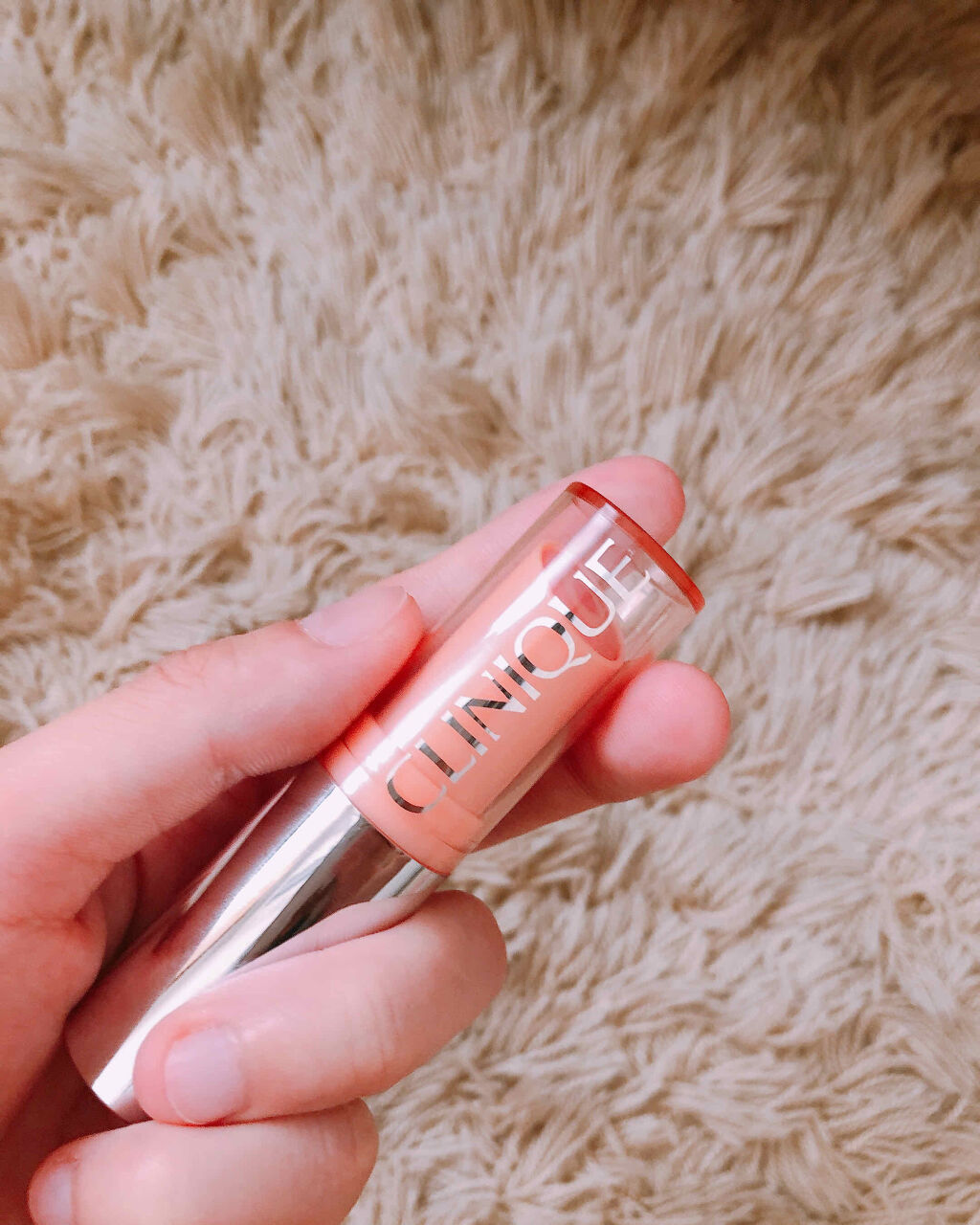 モイスチャー サージ ポップ トリプル リップ バーム/CLINIQUE/リップバームを使ったクチコミ（1枚目）