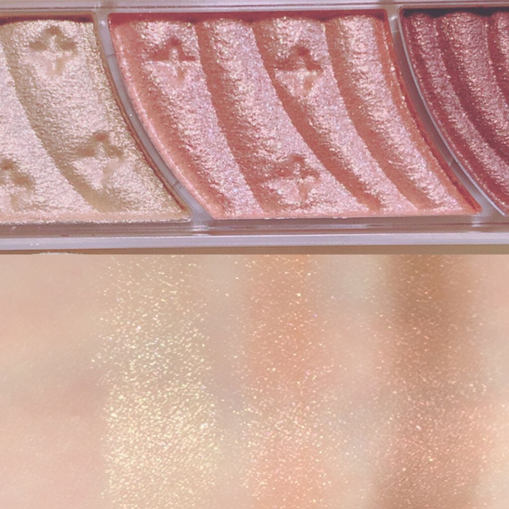 トーンアップアイシャドウ/CEZANNE/アイシャドウパレットを使ったクチコミ(3枚目)