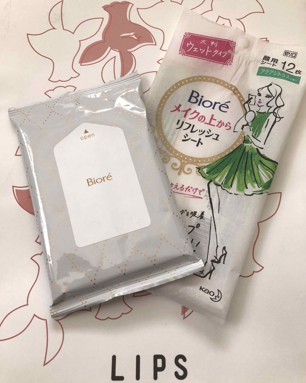 メイクの上からリフレッシュシート/ビオレ/フェイスシートを使ったクチコミ（2枚目）