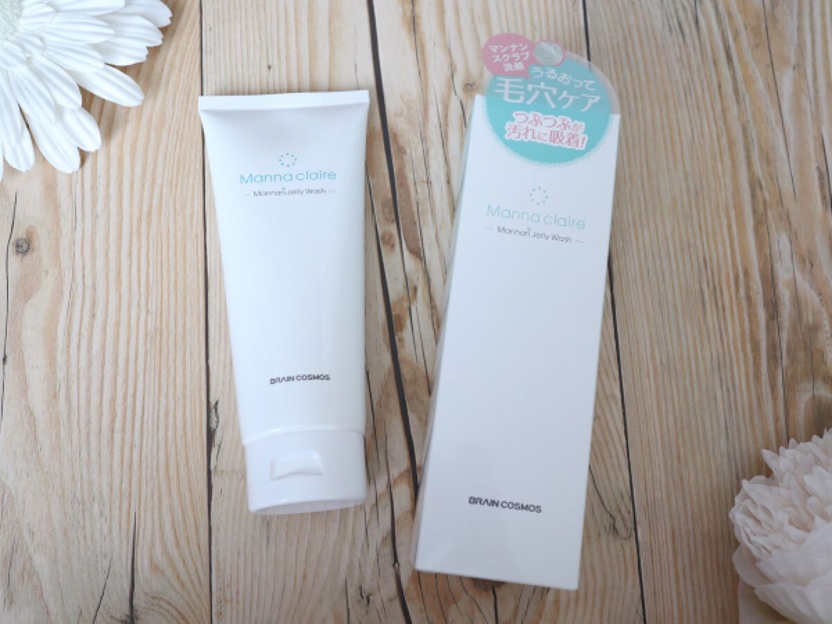 Manna claire -Mannan Jelly Wash-/ブレーンコスモス/スクラブ・ゴマージュを使ったクチコミ(3枚目)