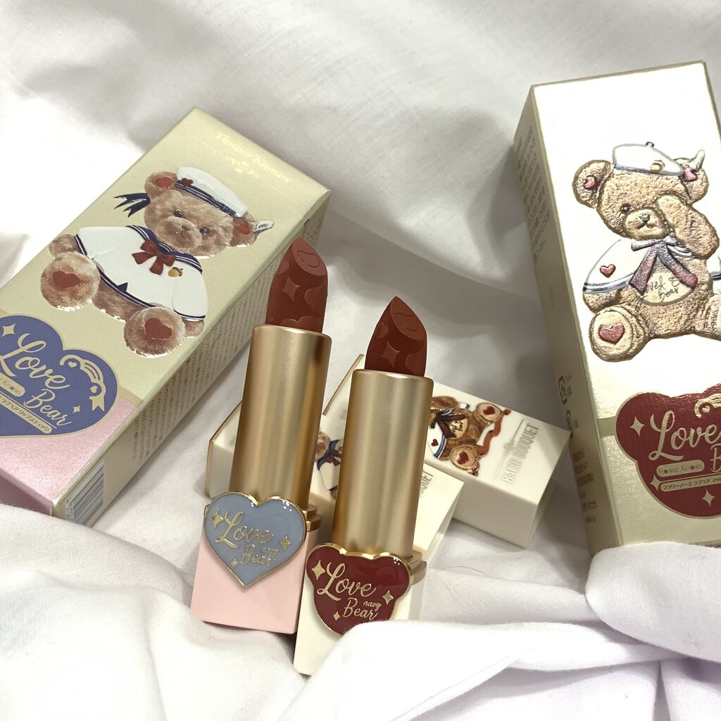 Love Bear マットリップスティック/FlowerKnows/口紅を使ったクチコミ（1枚目）