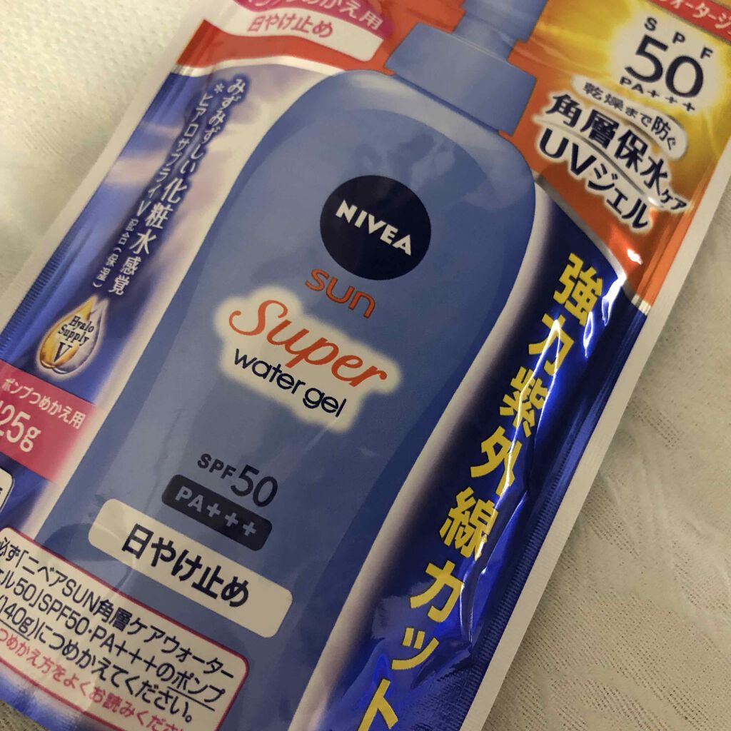 ニベアサン ウォータージェル SPF50/ニベア/日焼け止め・UVケアを使ったクチコミ（1枚目）