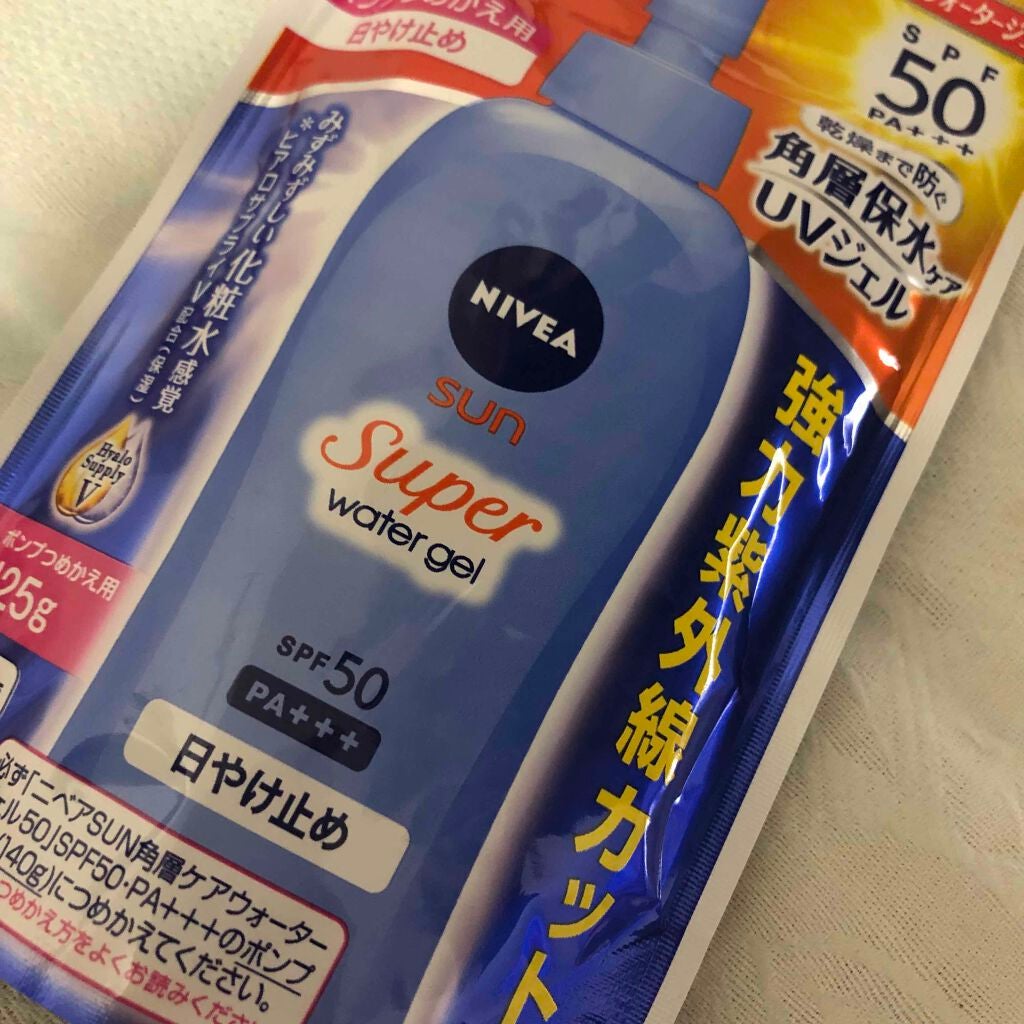ニベアサン ウォータージェル SPF50/ニベア/日焼け止め・UVケアを使ったクチコミ(1枚目)