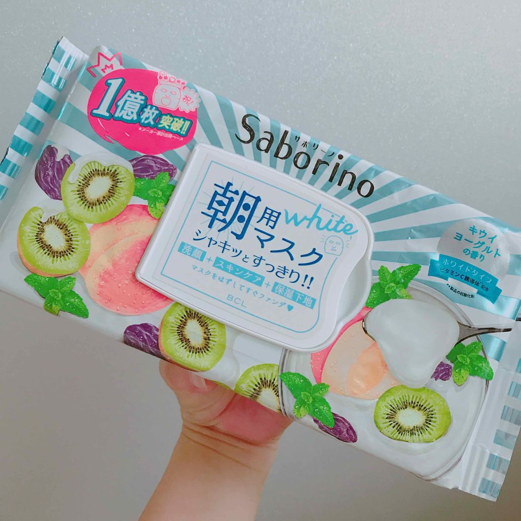 目ざまシート フレッシュ果実のホワイトタイプ/サボリーノ/シートマスク・パックを使ったクチコミ(1枚目)