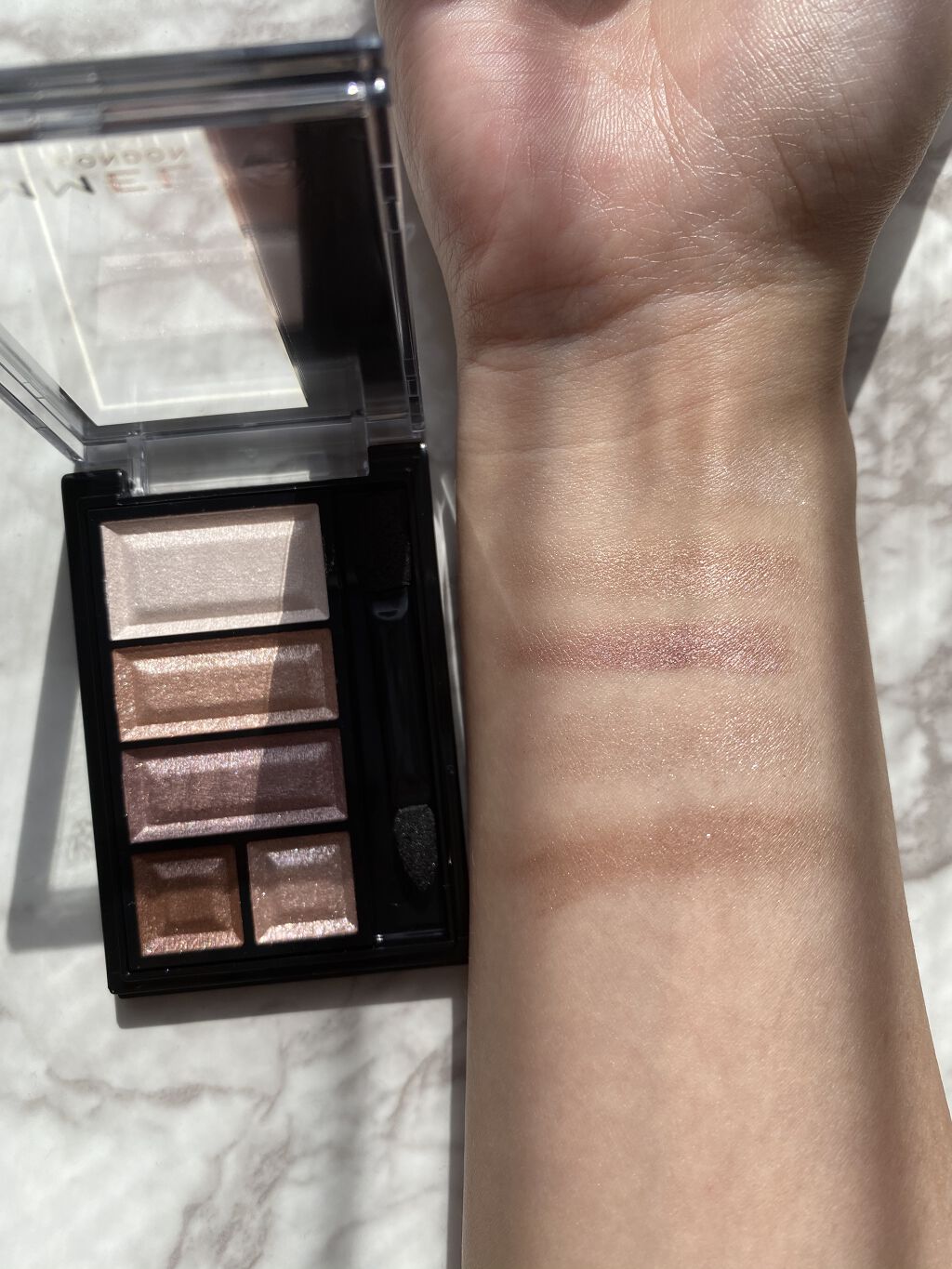 ショコラスウィート アイズ 107/リンメル ロンドン/アイシャドウパレットを使ったクチコミ（3枚目）