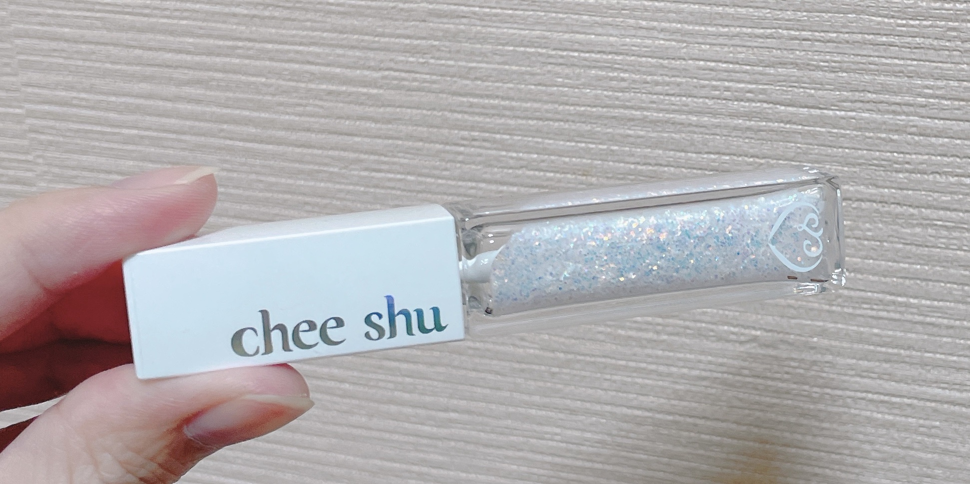アイドルプリズムグリッター 01 天使の涙(クリア)/chee shu/グリッターを使ったクチコミ（1枚目）