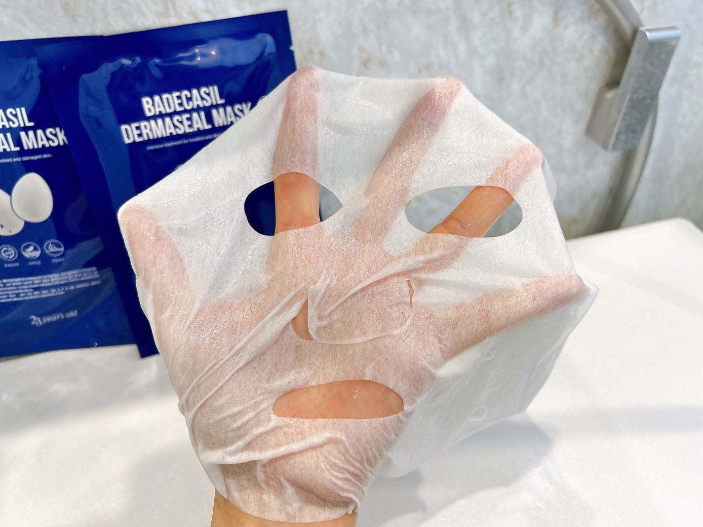 BADECASIL DERMASEAL MASK/23years old/シートマスク・パックを使ったクチコミ(7枚目)