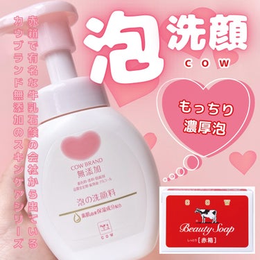 泡の洗顔料 本体 160ml/カウブランド無添加/泡洗顔を使ったクチコミ（1枚目）