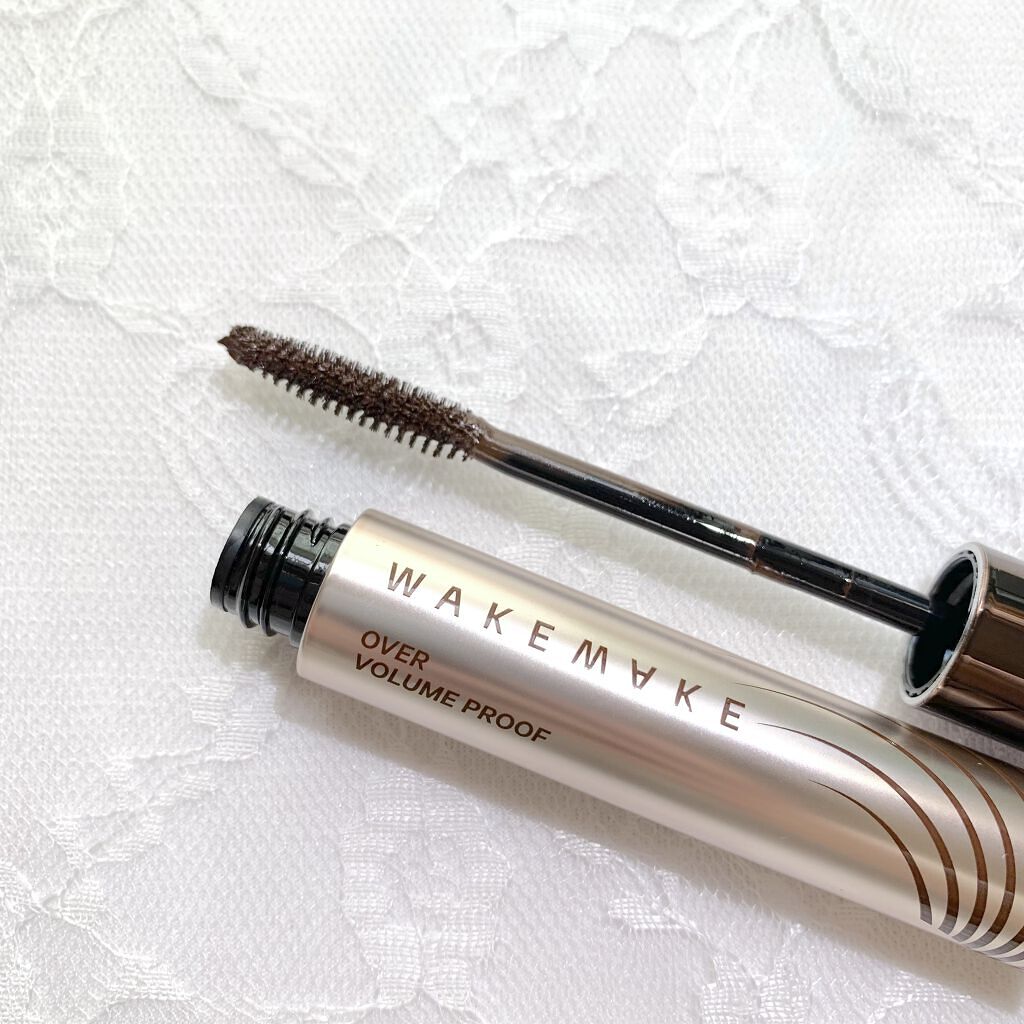 オーバーボリュームプルーフマスカラ/wakemake/マスカラを使ったクチコミ（2枚目）