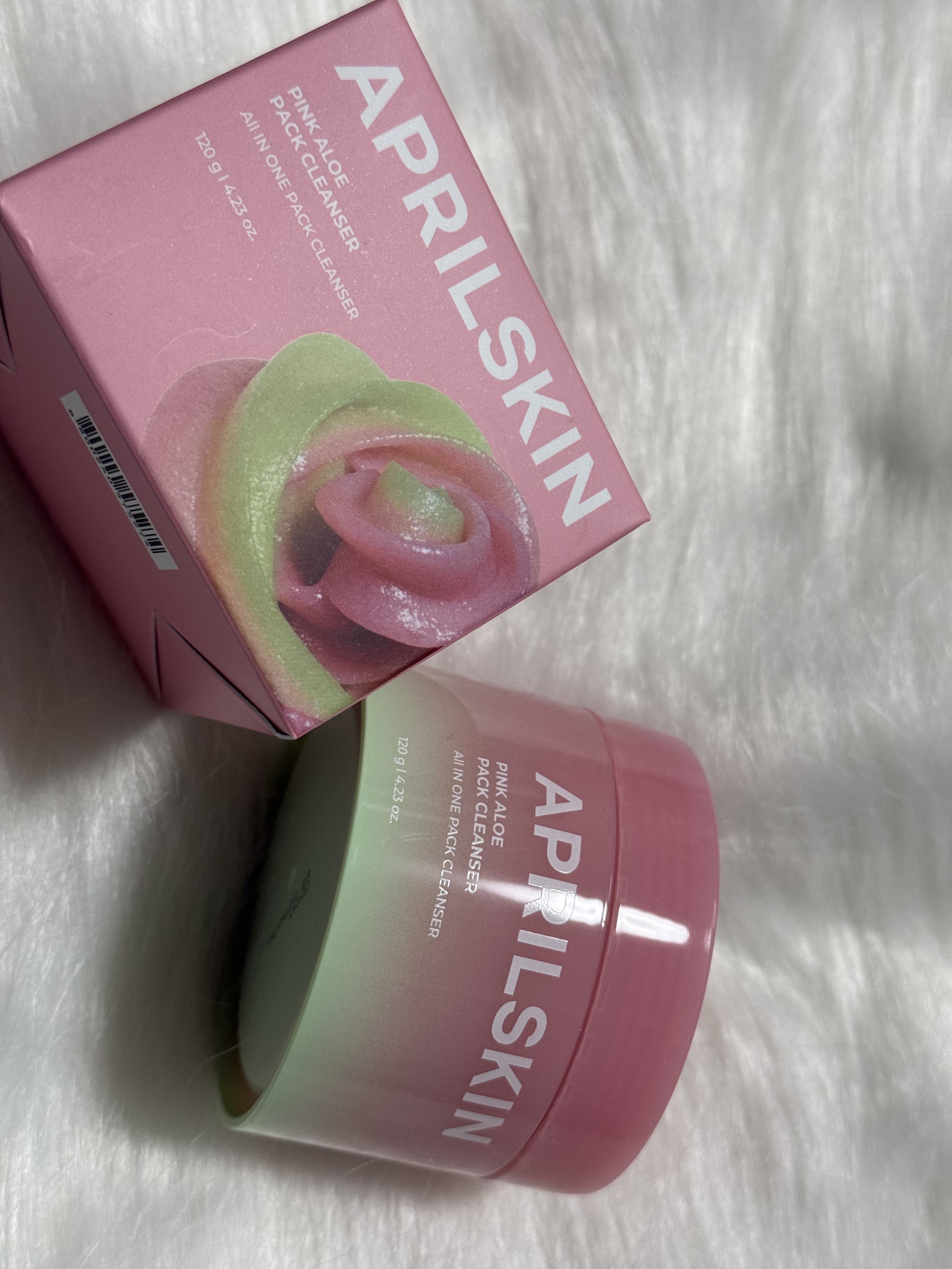 ピンクアロエメレンゲクレンザー/APRILSKIN/その他洗顔料を使ったクチコミ（1枚目）