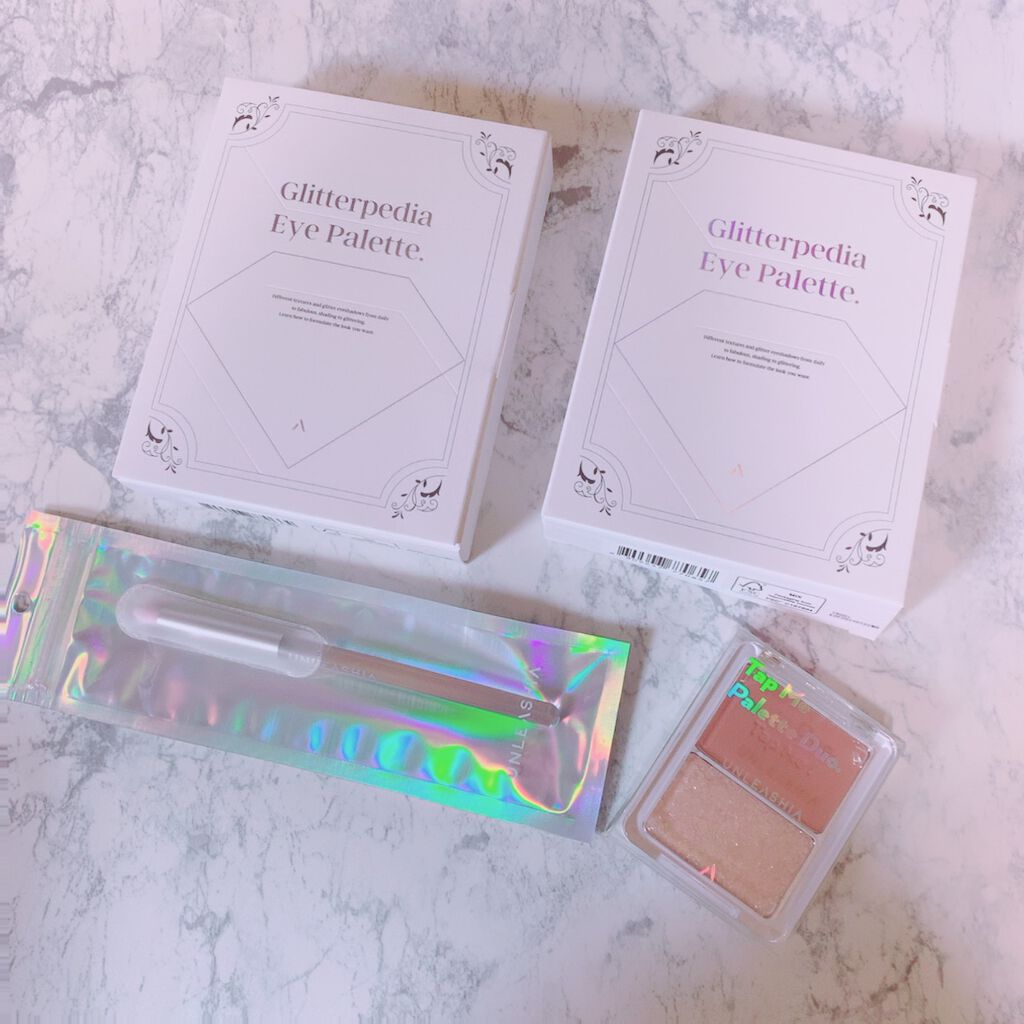 プレイモア グリッタジェルブラシ/unleashia/メイクブラシを使ったクチコミ（1枚目）