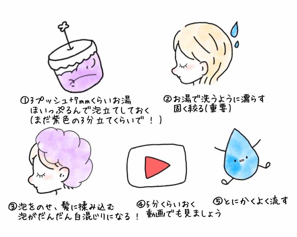 カラーシャンプー/ROYD/市販シャンプーを使ったクチコミ（3枚目）