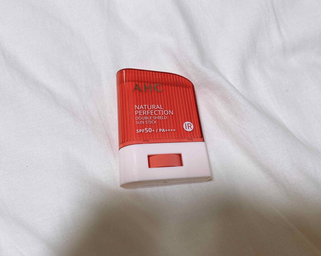 ナチュラル パーフェクション ダブル シールド サンスティック/AHC/日焼け止めスティックを使ったクチコミ(1枚目)