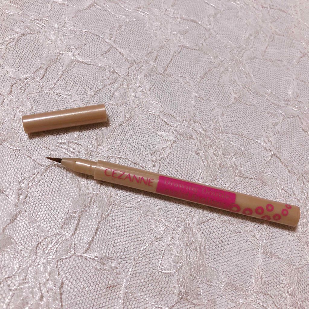 描くふたえアイライナー/CEZANNE/リキッドアイライナーを使ったクチコミ(1枚目)