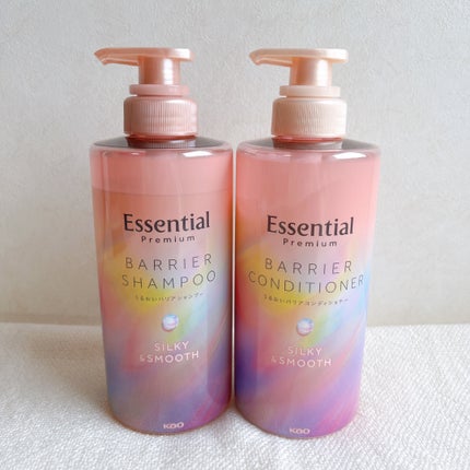 エッセンシャルプレミアム バリアシャンプー・コンディショナー シルキー&スムース/エッセンシャル/市販シャンプーを使ったクチコミ(1枚目)